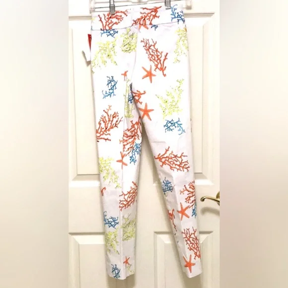 NWT Crazy Larry Ankle Pants in Multi Reef - Picture 10 of 16